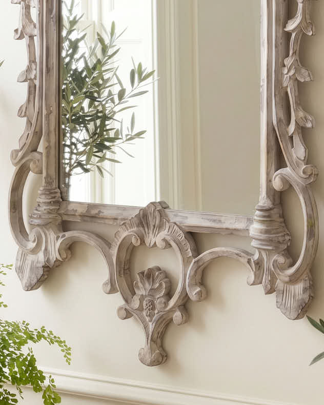 Sainte-Claire Ornate Mirror 117cm x 62cm