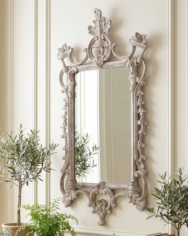 Sainte-Claire Ornate Mirror 117cm x 62cm