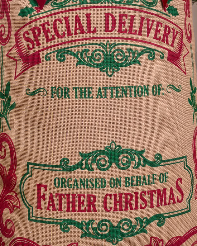 Personalised Jute Christmas Gift Sack