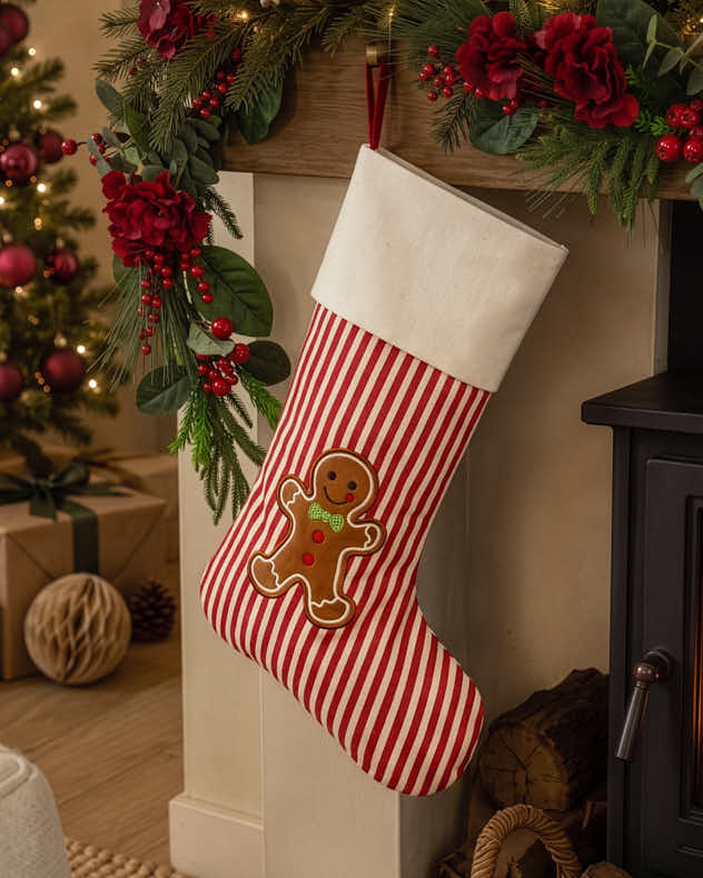 Striped Character Stocking