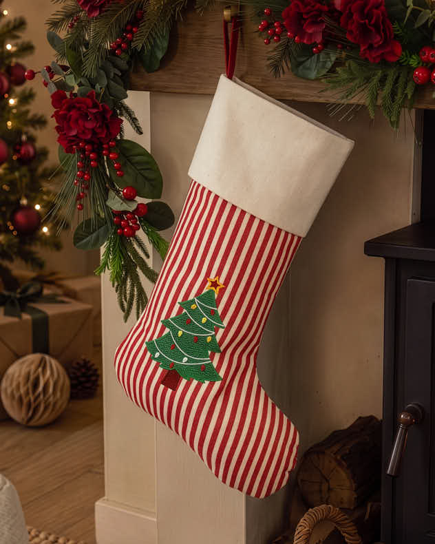 Striped Character Stocking