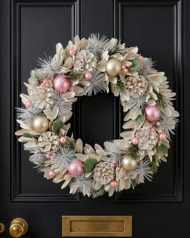Seasonal Sparkle Wreath 39cm