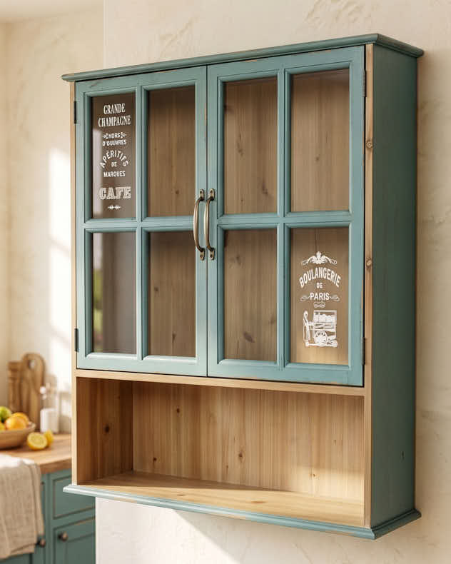 Three Tier Parisienne Wall Cabinet