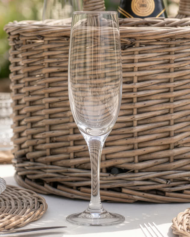 Wicker Bottle and Glass Holder