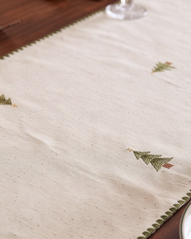 Jól Embroidered Table Runner - 180cm