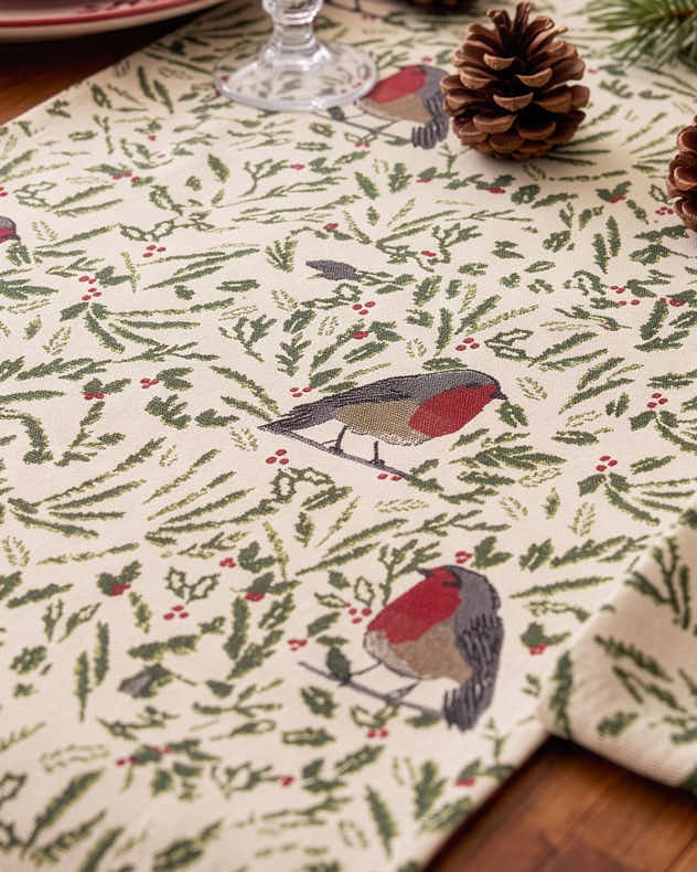 Eastbury Robin Table Runner - 180cm
