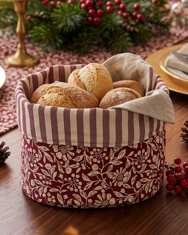 Merlot Bramble Bread Basket
