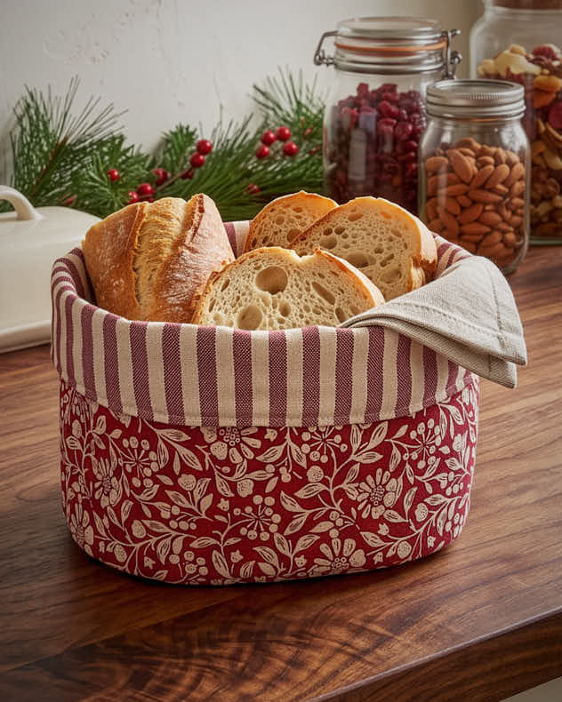 Merlot Bramble Bread Basket