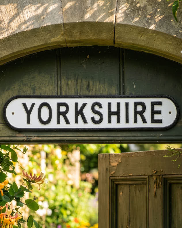 "Yorkshire" Iron Wall Plaque