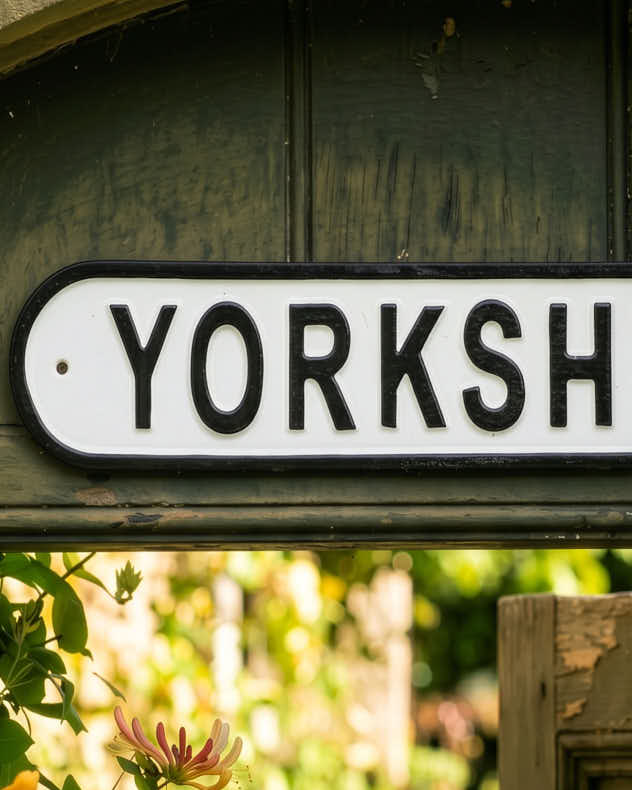 "Yorkshire" Iron Wall Plaque