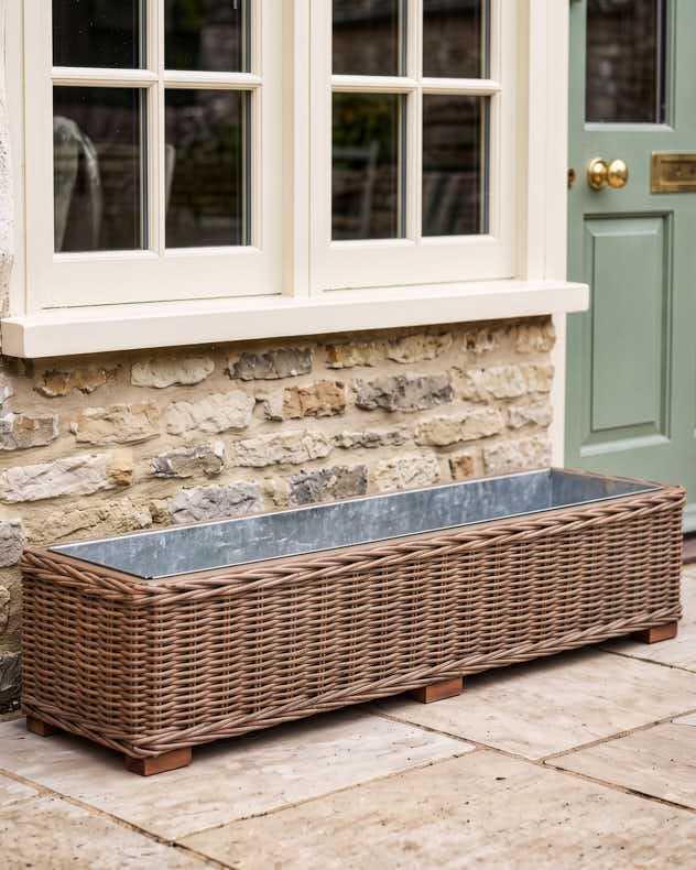 Alderley Deep Rattan Flower Bed