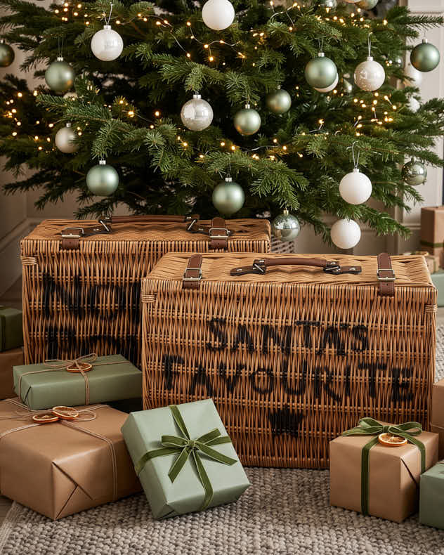Christmas Wicker Hamper Collection