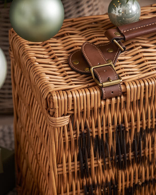 North Pole Wicker Hamper
