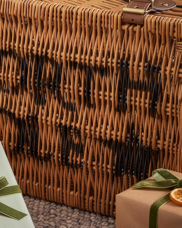 North Pole Wicker Hamper