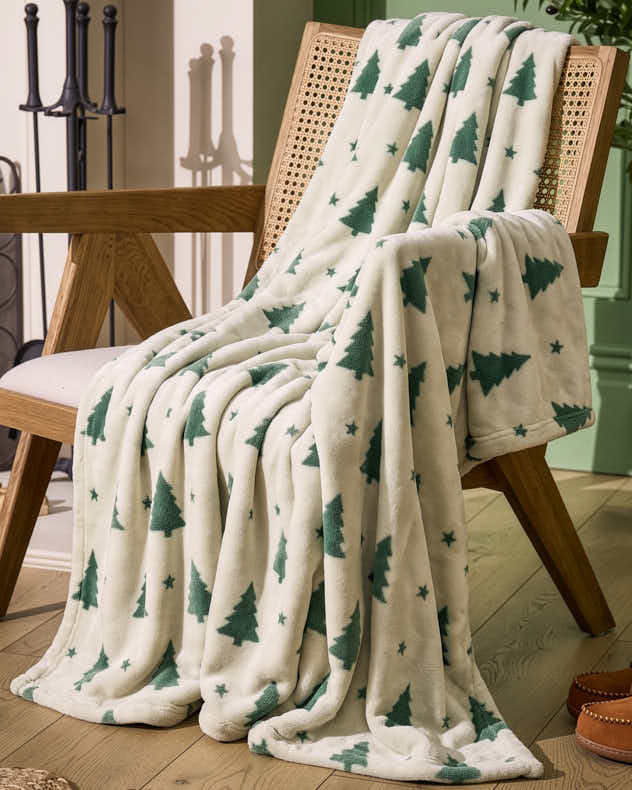 Loire Forest Print Throw