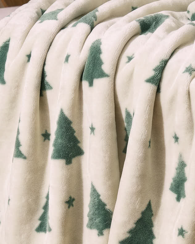 Loire Forest Print Throw
