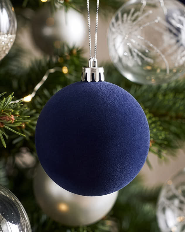 Navy Blue Christmas Bauble
