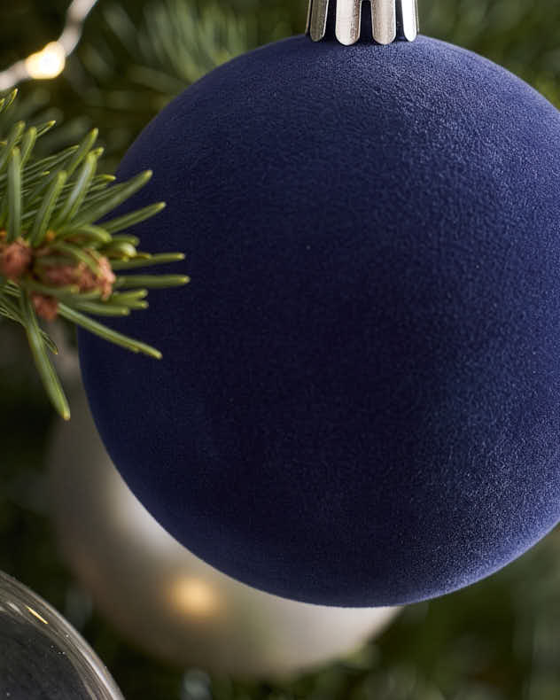 Navy Blue Christmas Bauble