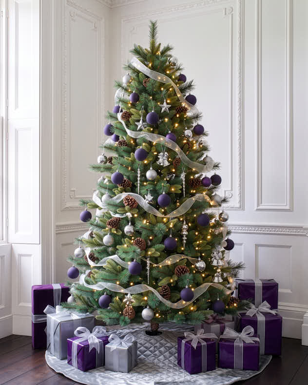 7ft Pine Cone Artificial Christmas Tree