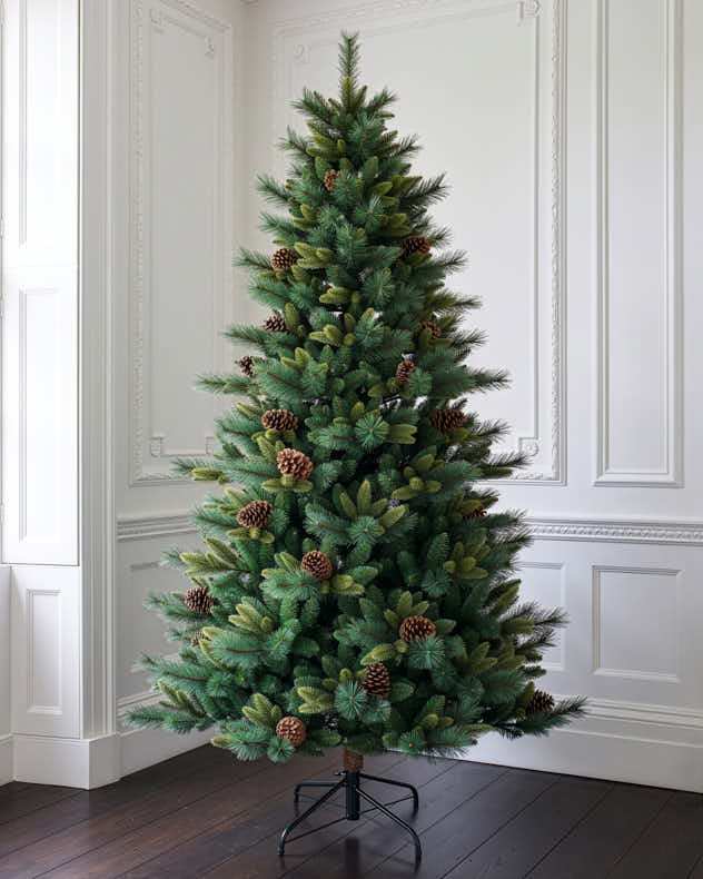7ft Pine Cone Artificial Christmas Tree