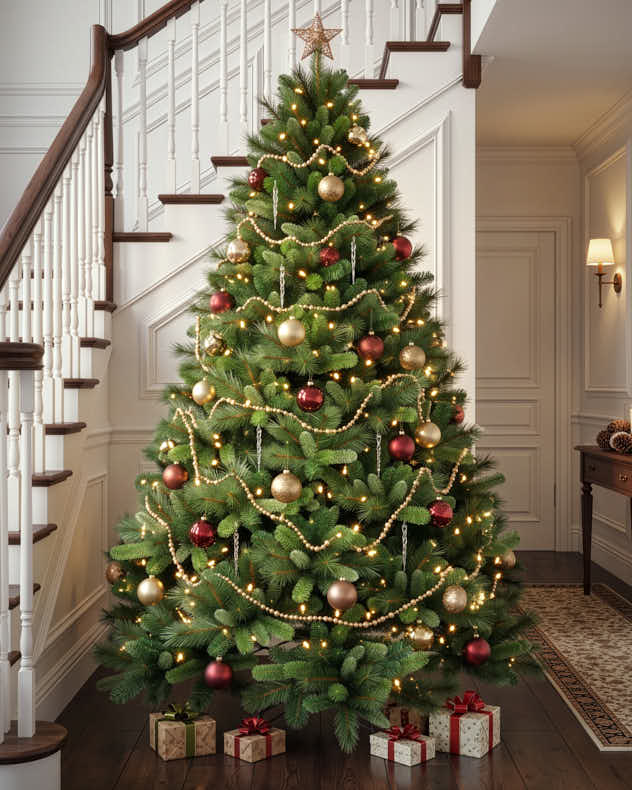 7ft Artificial Fir Christmas Tree