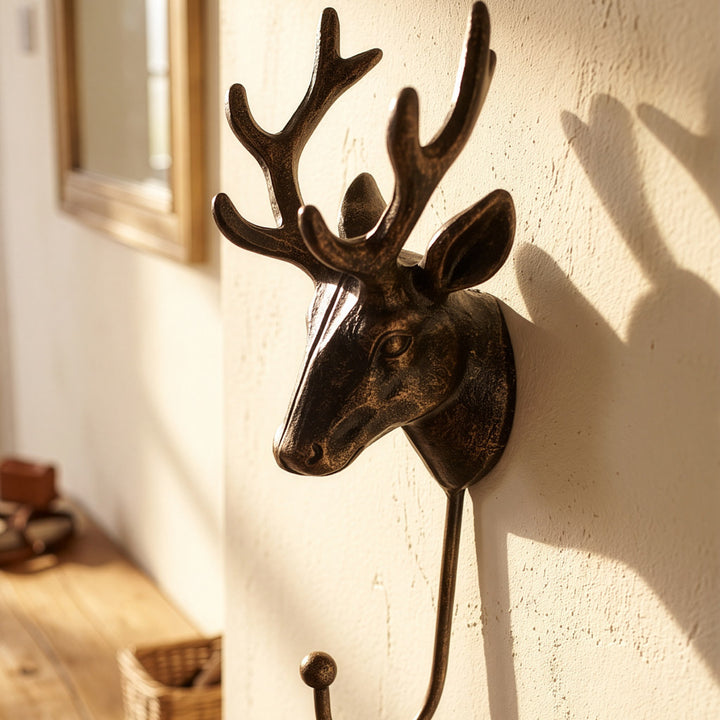 Argyll Wall Mounted Stag Hooks