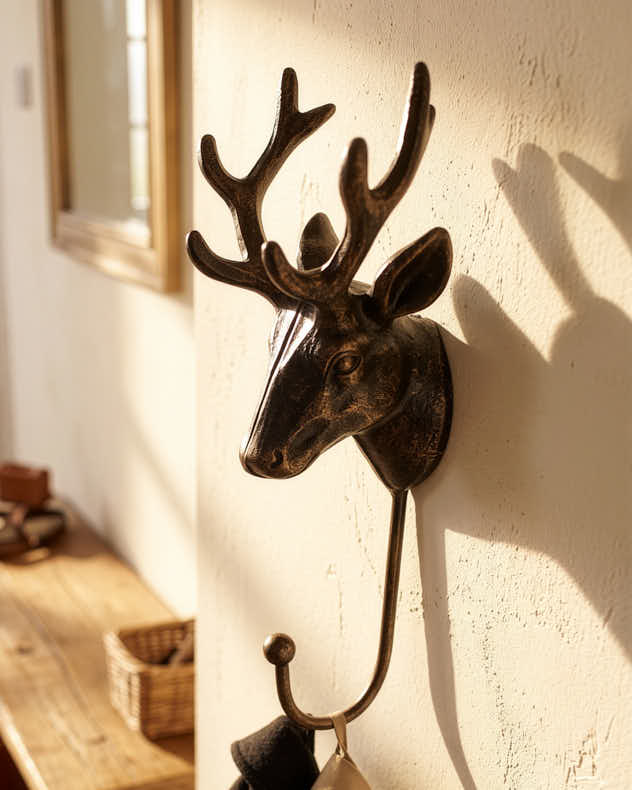 Argyll Wall Mounted Stag Hooks