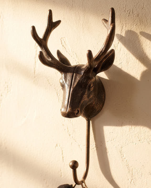 Argyll Wall Mounted Stag Hooks