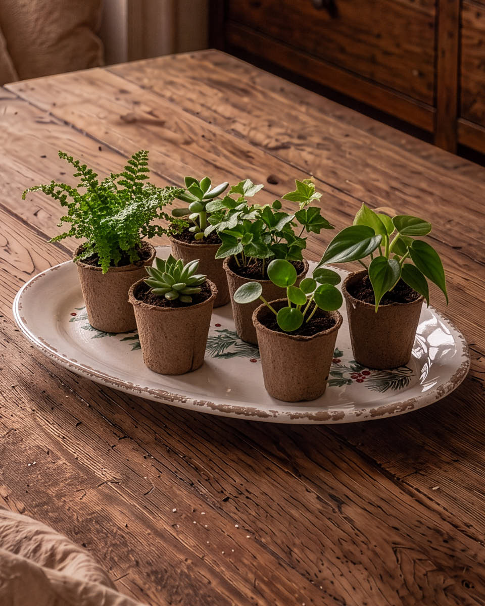 Winter Berry Ceramic Planter Collection