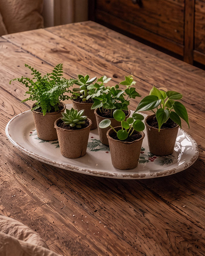 Winter Berry Ceramic Planter Collection