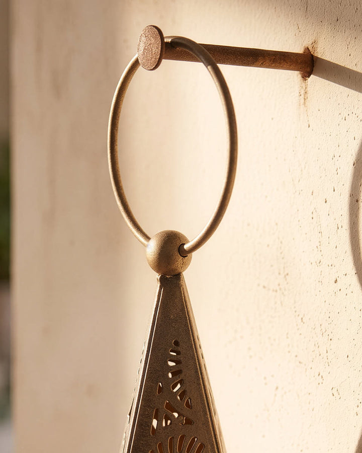 Cut Out Metal Star Lantern
