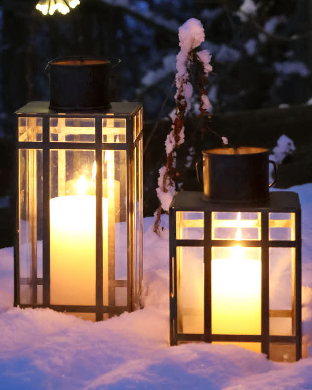 Industrial Style Candle Lanterns