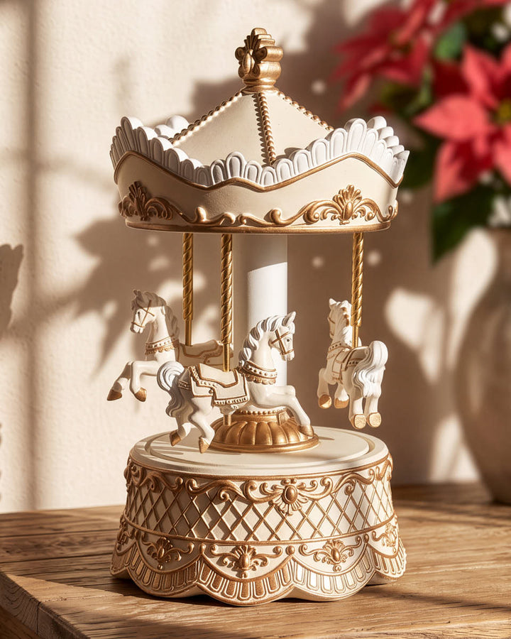 Christmas Carousel Music Box