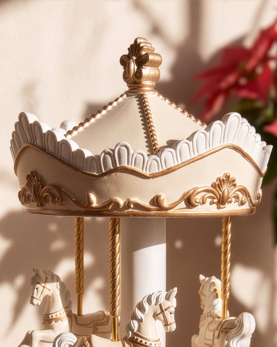 Christmas Carousel Music Box