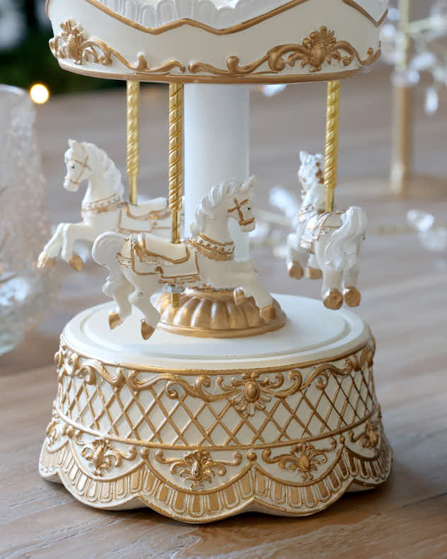 Christmas Carousel Music Box