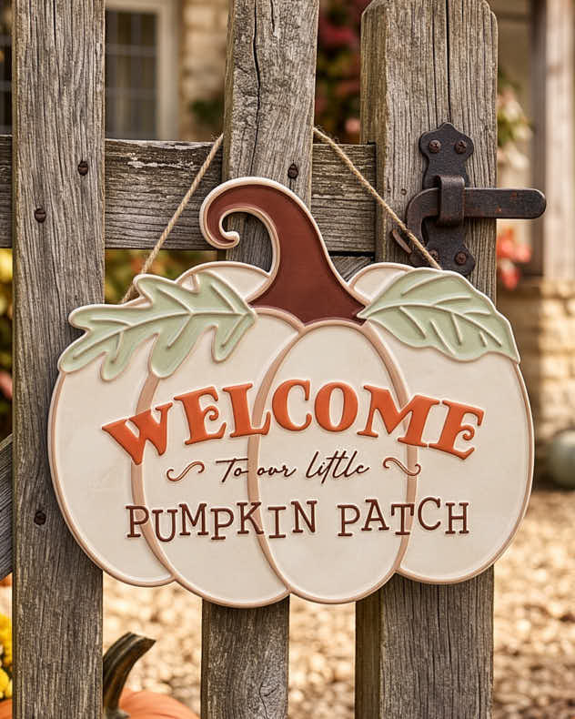 Pumpkin Patch Hanging Sign