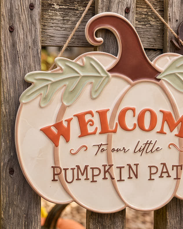 Pumpkin Patch Hanging Sign