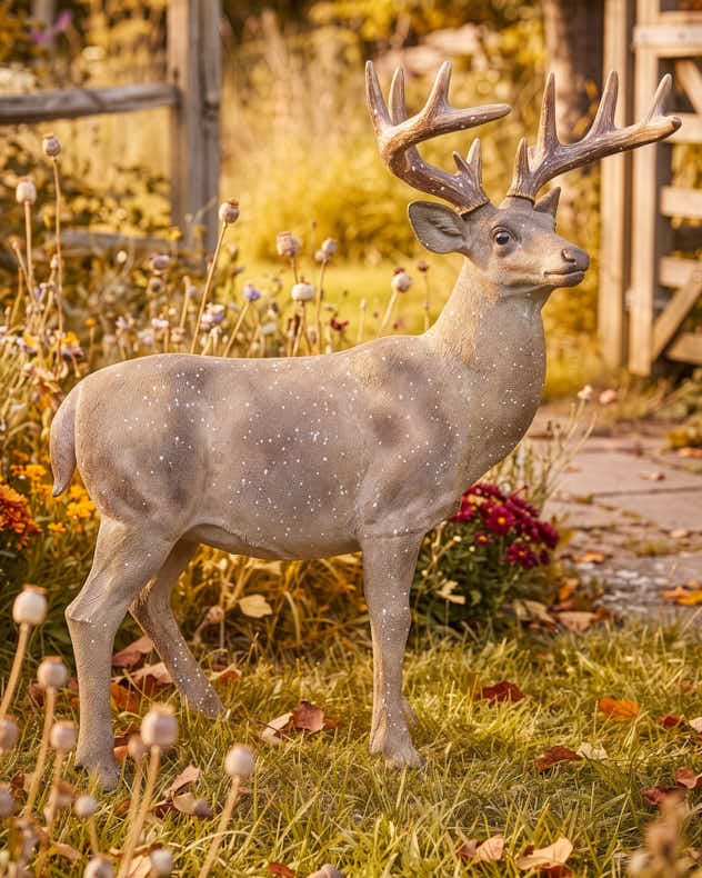Regal Highland Standing Stag Ornament