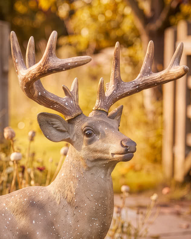 Regal Highland Standing Stag Ornament