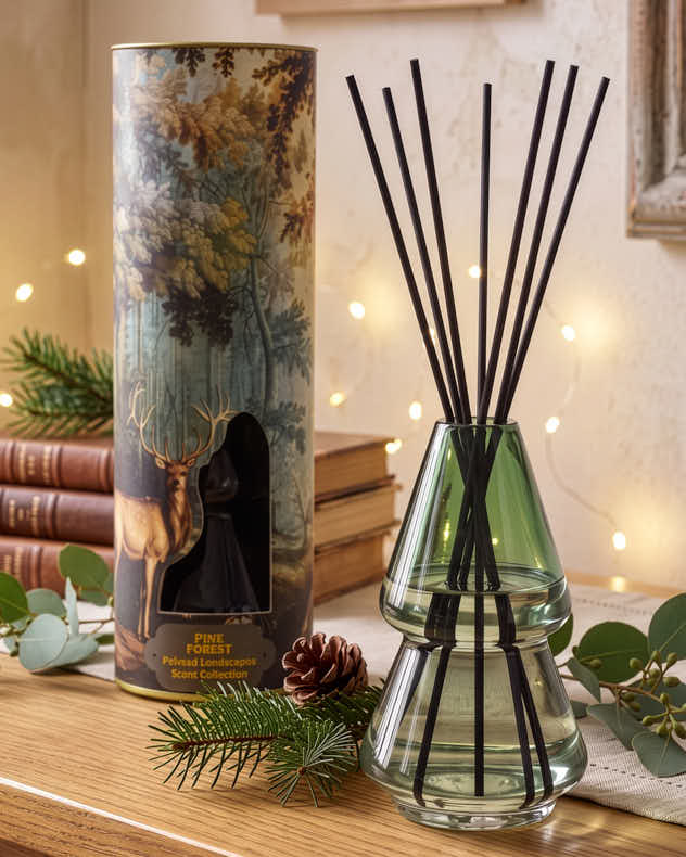 Pine Forest Glass Reed Diffuser