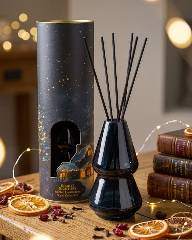 Starlit Night Glass Reed Diffuser
