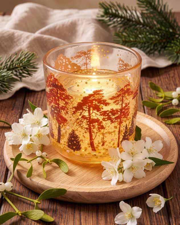 Mistletoe Woodland Scented Candle