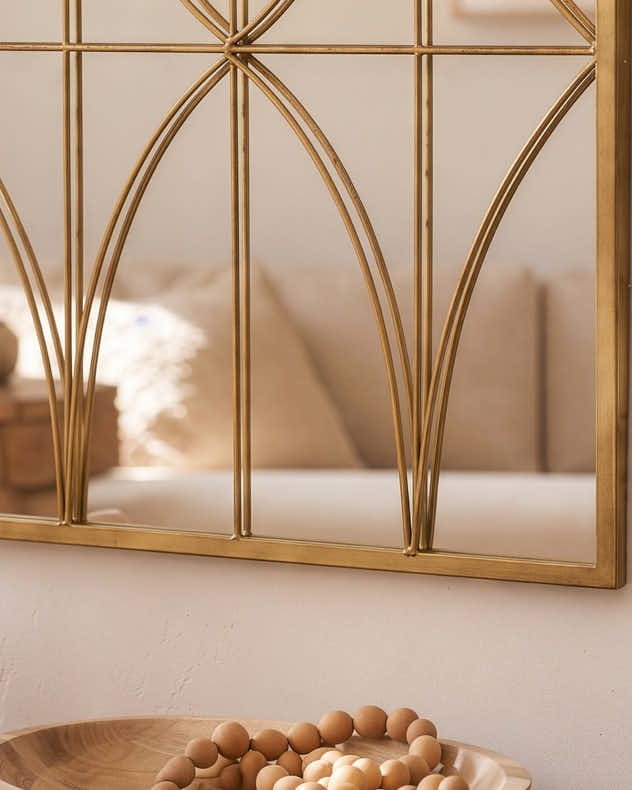 Lumiere Gold Wall Mirror