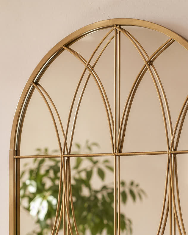 Lumiere Gold Wall Mirror
