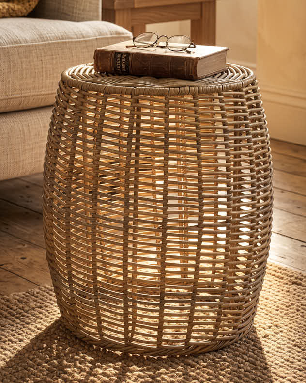 Hampton Rattan Stool