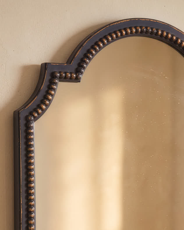 Portrait Navy Wall Mirror