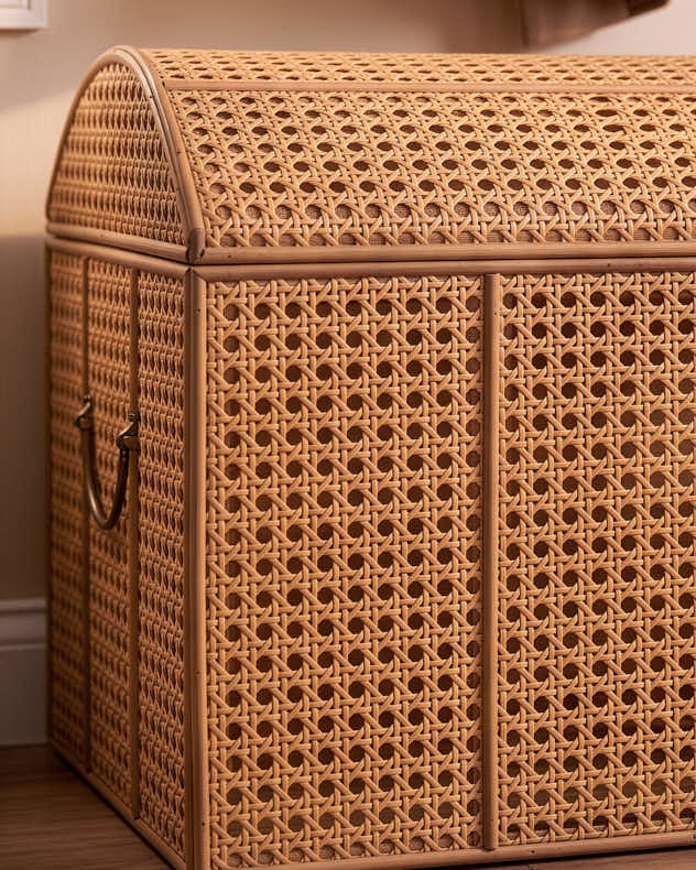 Rattan Storage Treasure Trunk