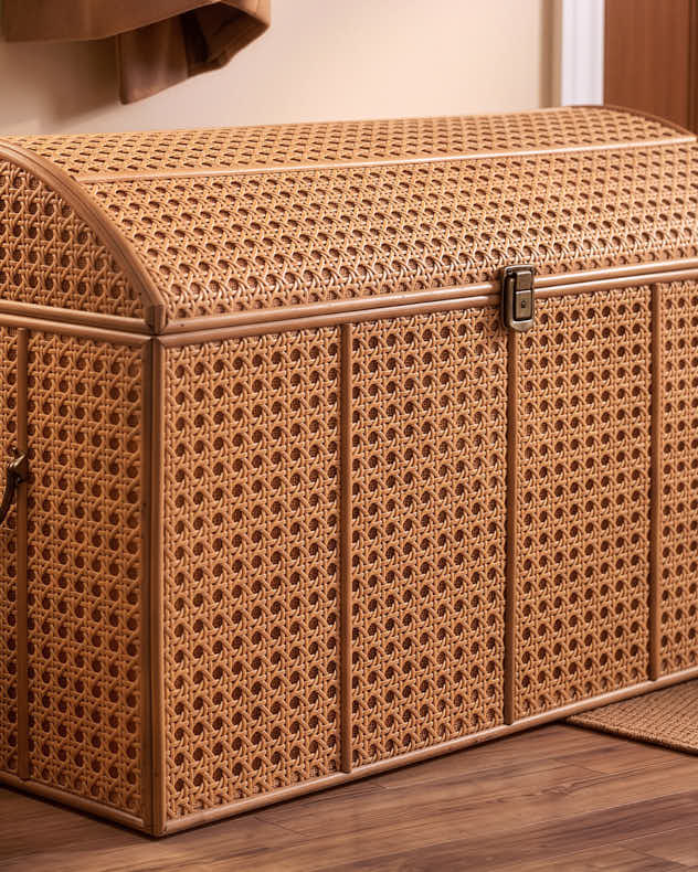 Rattan Storage Treasure Trunk