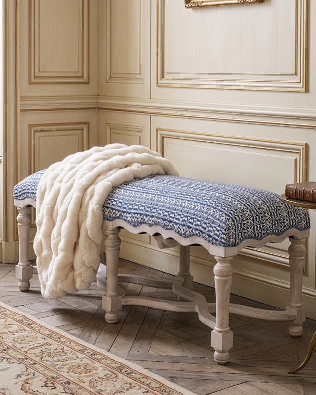 Verona Wave Cotton Bench