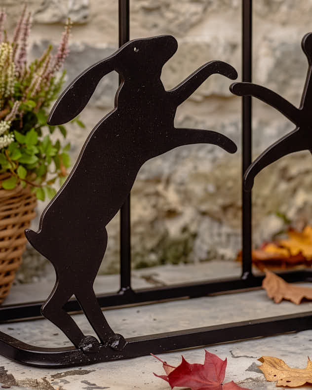 Boxing Hares Boot Rack